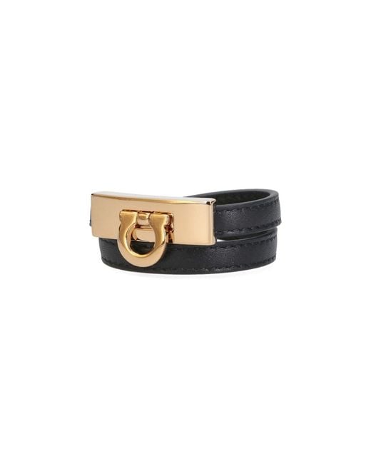 Ferragamo White Gancini Bracelet