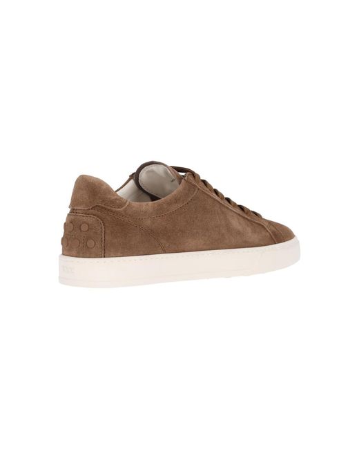 Tod's Brown Tods Sneakers Outer: Calf Leather for men
