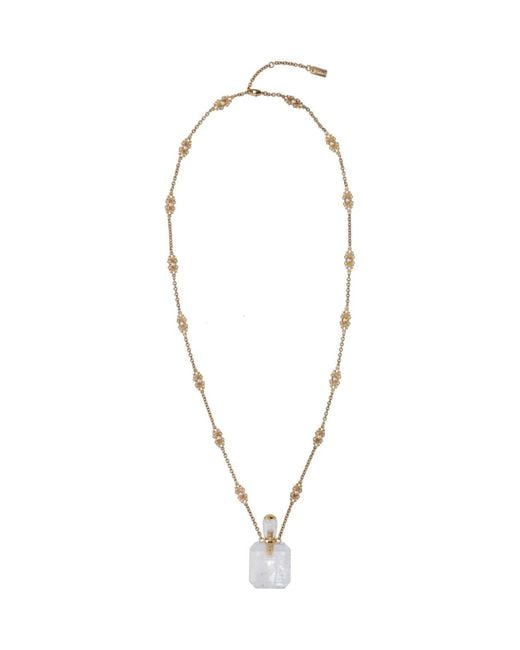 Chloé White Necklace “Vicotrian Pendant”