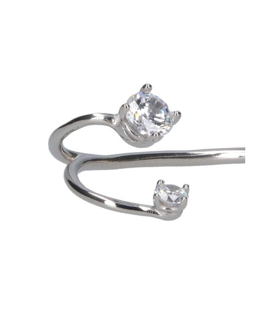 Ear Cuff "Three Point" di Panconesi in Metallic