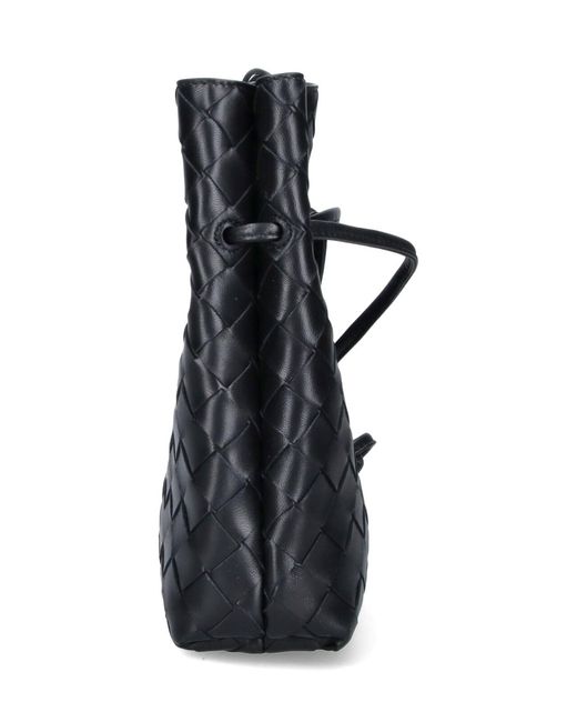 Bottega Veneta Black Smartphone Holder "Andiamo"