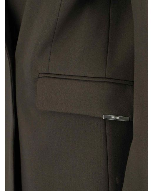 Blazer Monopetto In Lana Vergine di The Attico in Black