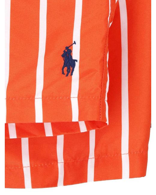 Polo Ralph Lauren Red Beach Shorts Logo for men