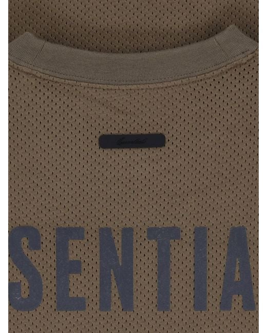 Fear Of God Brown T-Shirt "Merch" for men