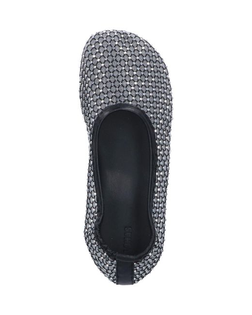 Ballerine Con Strass "Lorain Mesh Glow" di Alohas in Black