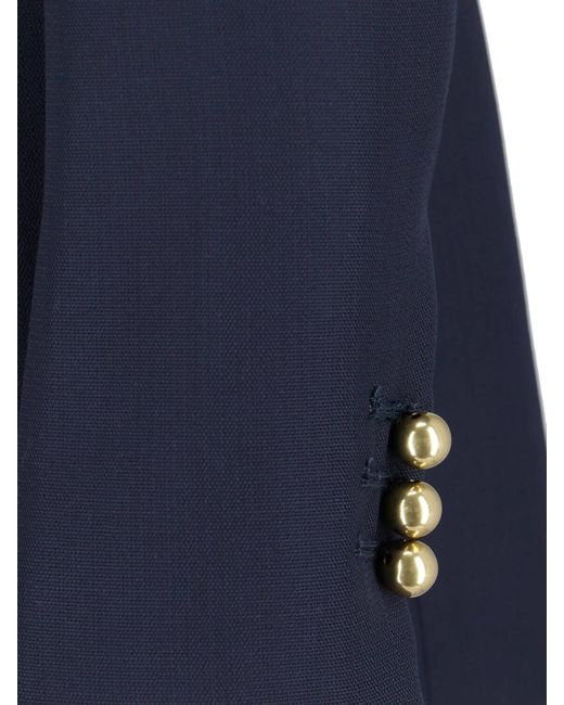 Seafarer Blue Double-Breasted Blazer "Betty"