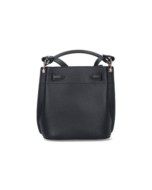 Mulberry Black Mini Bucket Bag "Islington"