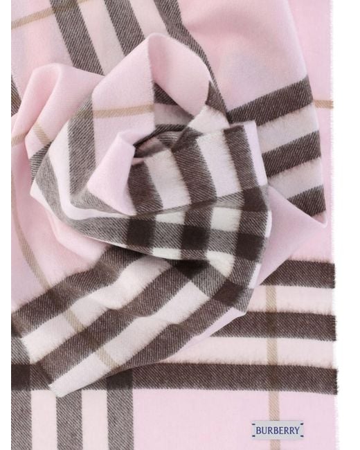 Sciarpa "Check" di Burberry in White