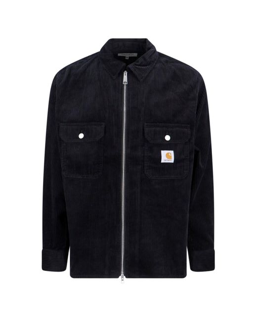 Carhartt Blue 'Reynold' Zip Jacket for men