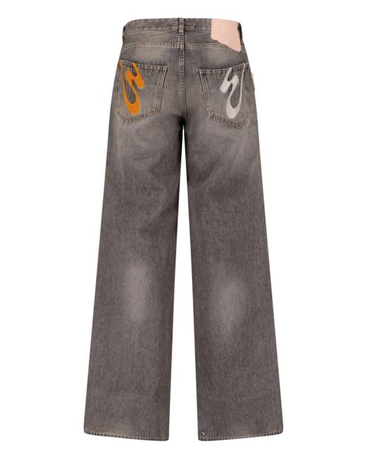 PDF Gray Wide Jeans "Rich Kid" for men