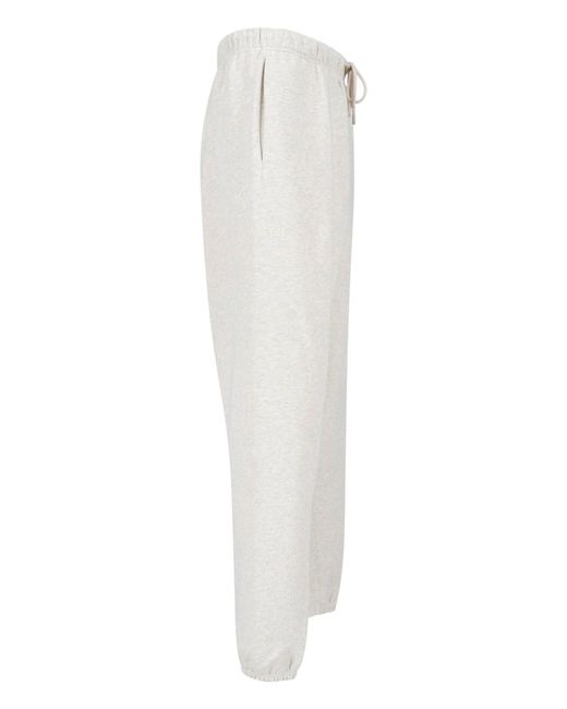 Fear Of God White Essential Fleece Jogger Pants for men