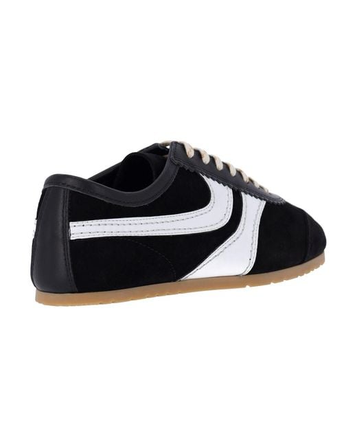 Dries Van Noten Black Suede Sneakers