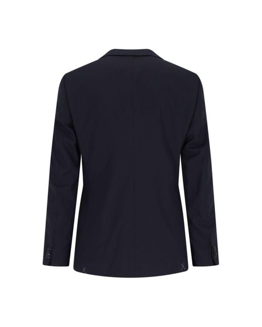 Completo Monopetto In Lana Vergine di Giorgio Armani in Blue da Uomo