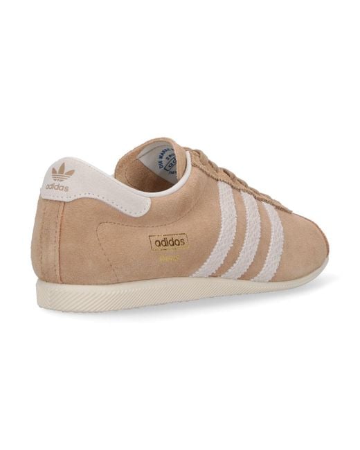 Adidas Light & Natural Leather Sneakers For