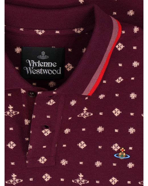 Vivienne Westwood Red Classic Polo for men