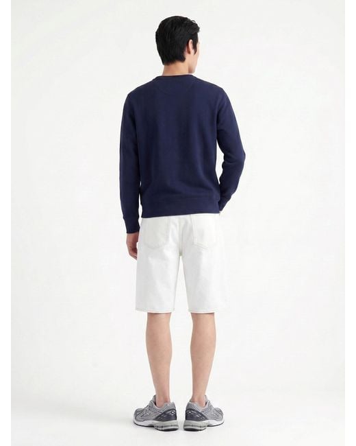 Closed White Denim Shorts for men