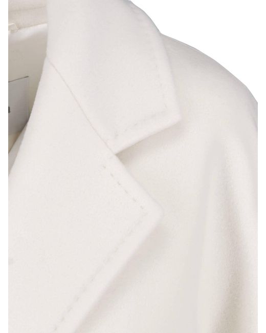 Max Mara White Short Coat “Icon”