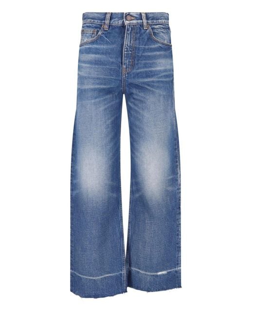 Chloé Blue Wide Leg Jeans