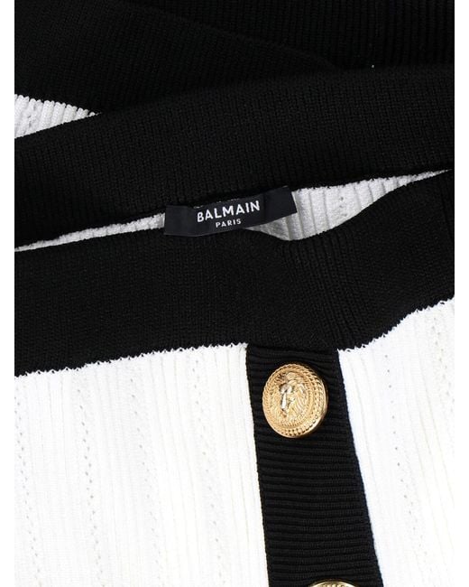 Balmain Black Skirts Viscose
