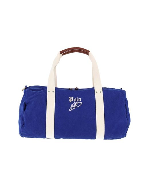 Polo Ralph Lauren Blue Travel Bag Logo for men