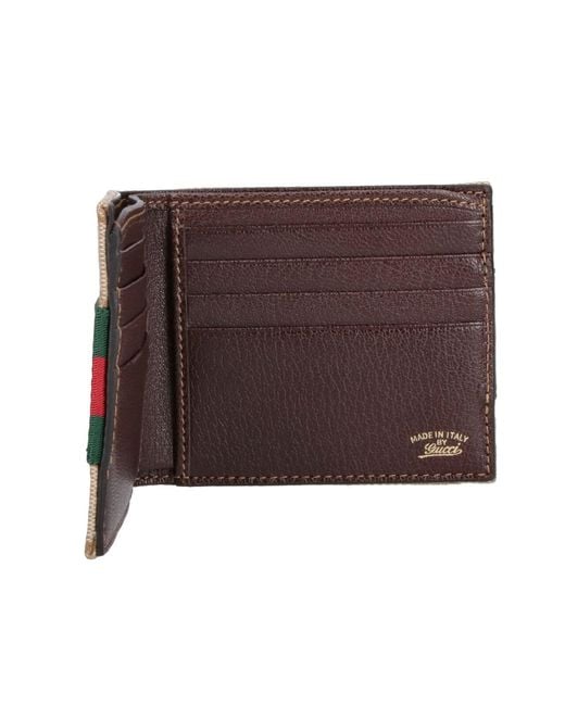 Gucci Natural Bi-Fold Wallet "Web" for men