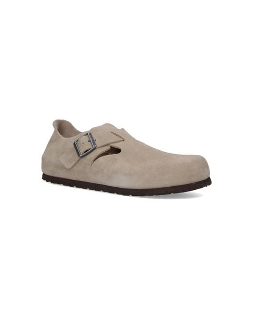 Birkenstock White 100% Leather Sandals With Supportive Footbed