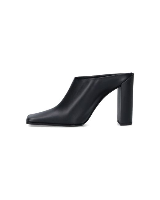 Alaïa Black Mules "Square"