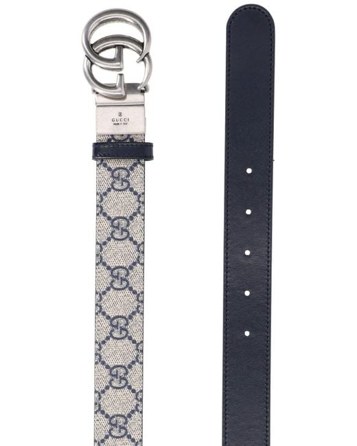 Gucci Natural "Gg Marmont" Reversible Belt for men