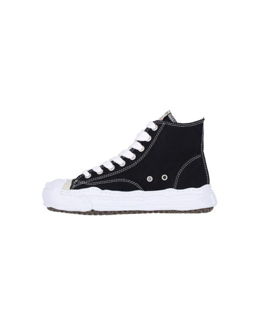 Maison Mihara Yasuhiro Black High-top Sneakers "og Hank"