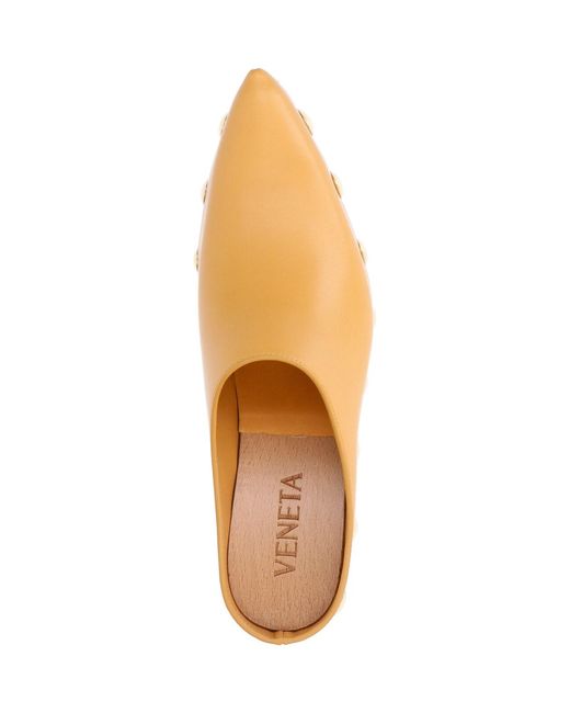 Bottega Veneta Natural Mules "Gondola"