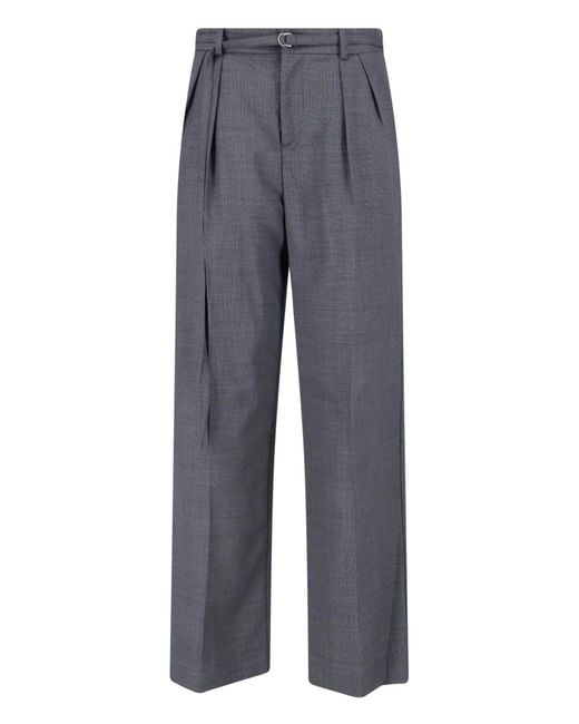 Eudon Choi Blue Tailored Pants