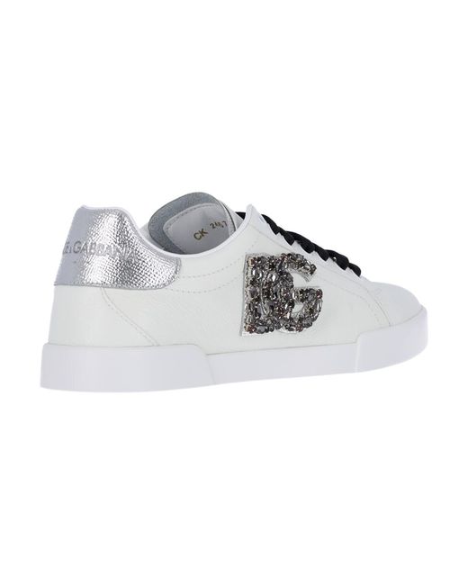 Dolce & Gabbana White Sneakers “Portofino”