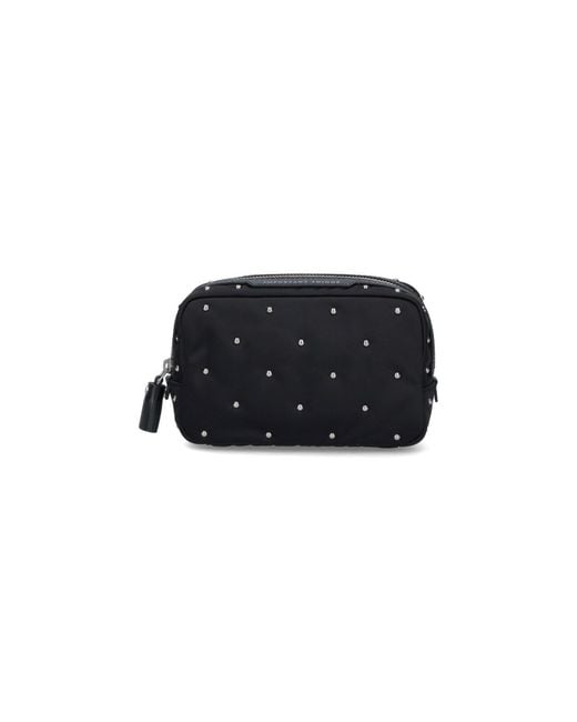 Pouch "Important Things" di Anya Hindmarch in Black