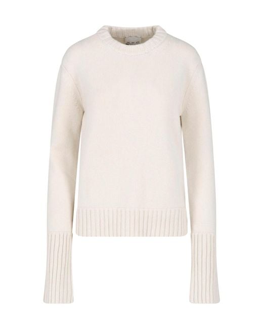Sa Su Phi White Cashmere Sweater