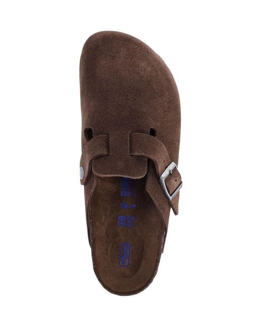 Birkenstock Brown Mules "Boston"