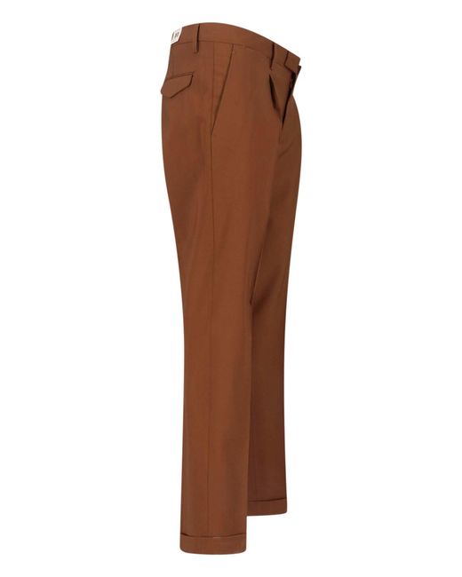 Briglia 1949 Brown Tailored Trousers for men