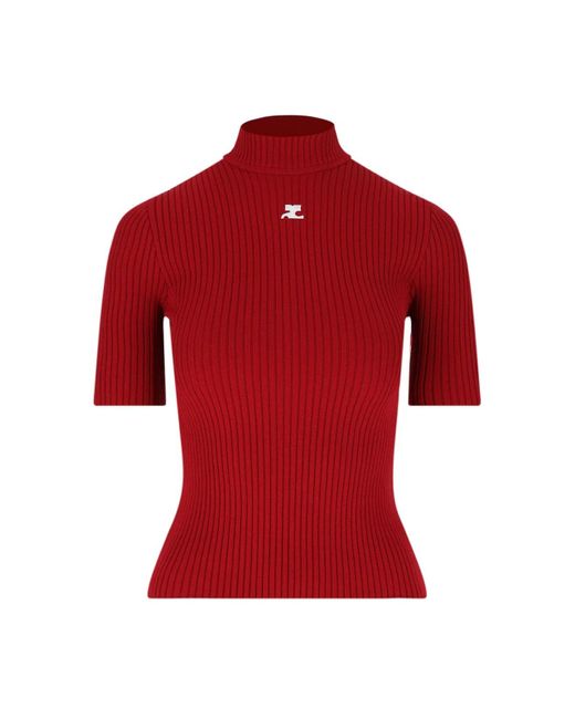 Courreges Red 'Reedition' Sweater