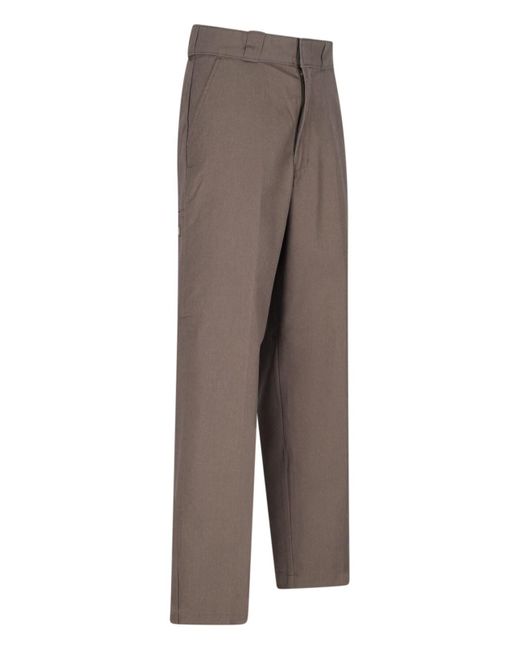 Dickies Brown Multi-Pocket Wide Pants for men
