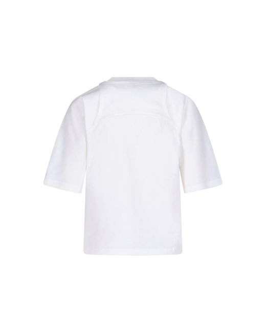 T-Shirt Logo di Off-White c/o Virgil Abloh in White