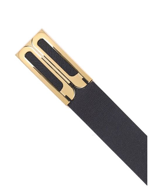 Victoria Beckham Black Jumbo Frame" Belt