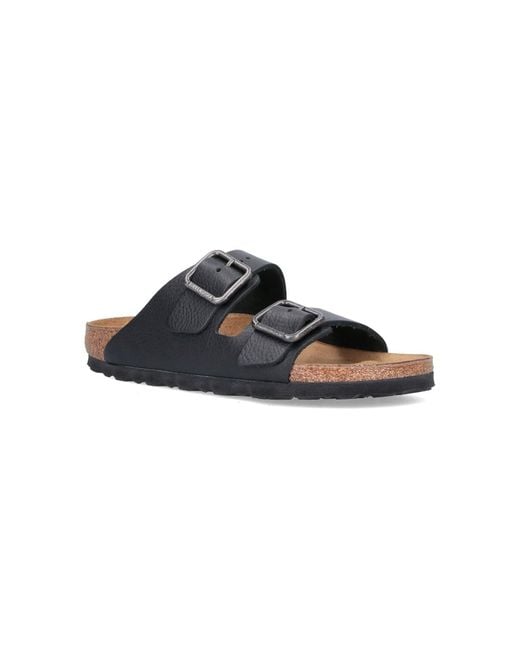 Birkenstock Blue Open-Toe Buckle Strap Sandals for men