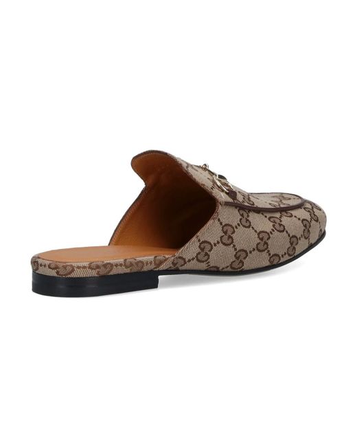 Gucci White "Princetown" Mules