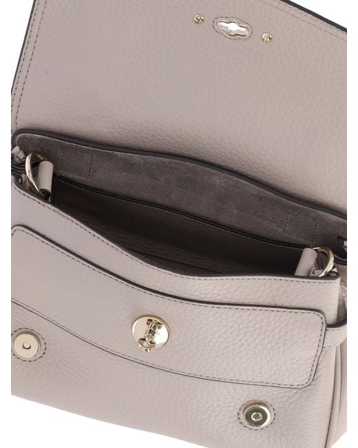 Mulberry Gray Mini Bag "Alexa"