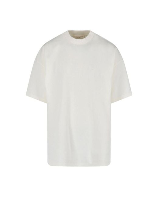 Fear Of God White T-Shirt Logo for men
