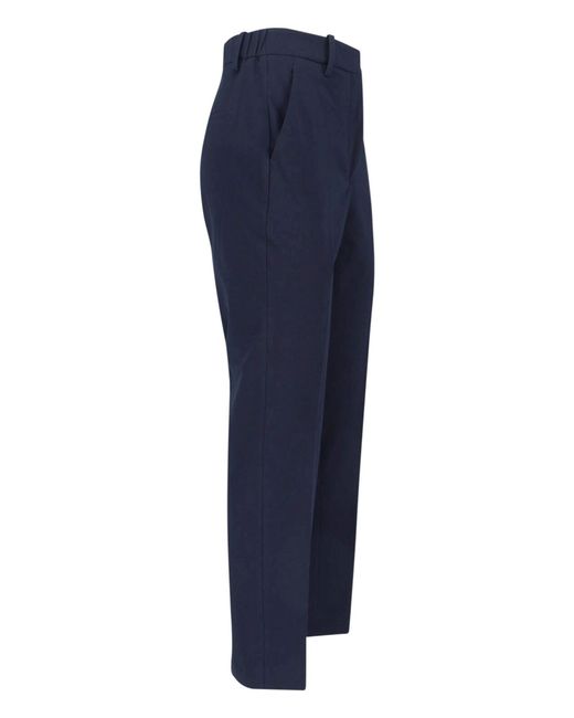 Incotex Blue Cotton Pants