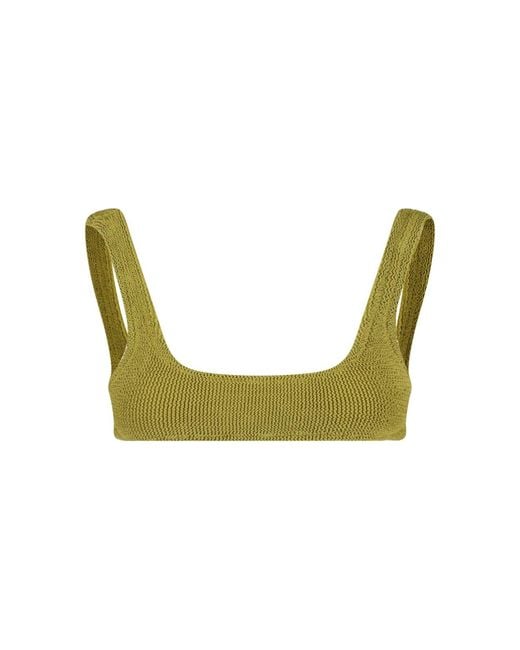 Mc2 Saint Barth Green Swimsuit Top "Naima"