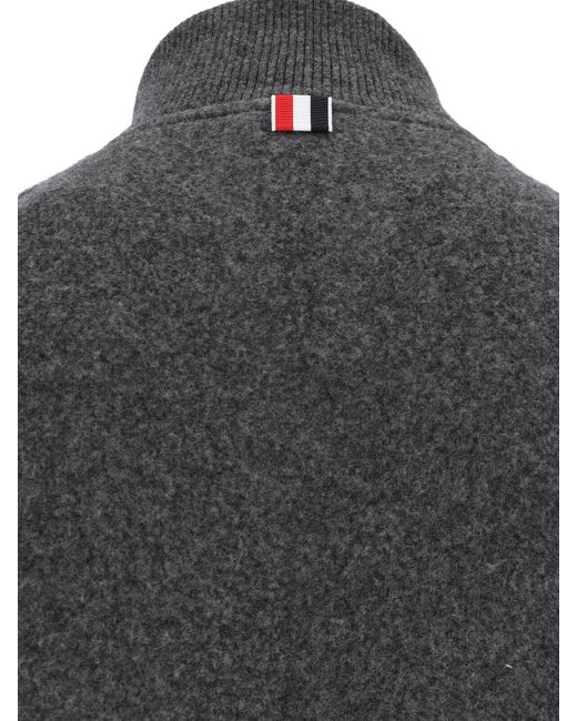 Thom Browne Gray Wool Tailored Jacket for men