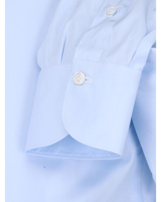 Finamore 1925 Blue 'Milano' Shirt for men