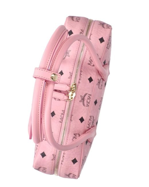 MCM Pink Gata Shoulder Bag