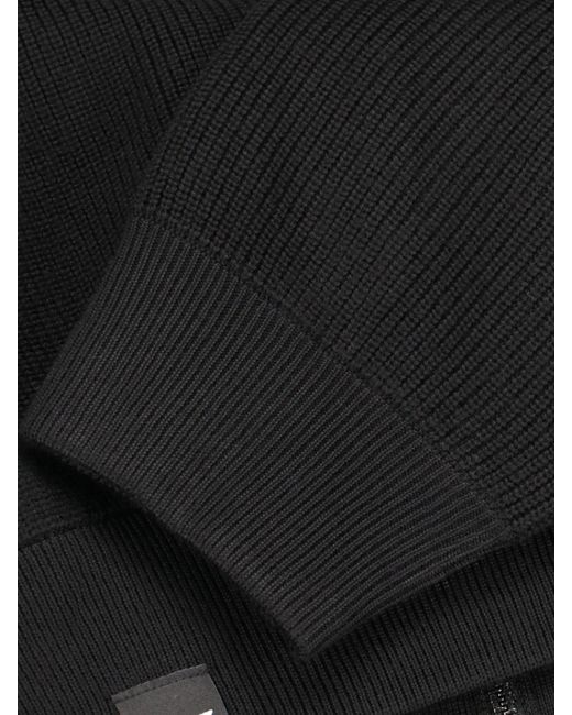 Cardigan Zip In Maglia di Emporio Armani in Black da Uomo